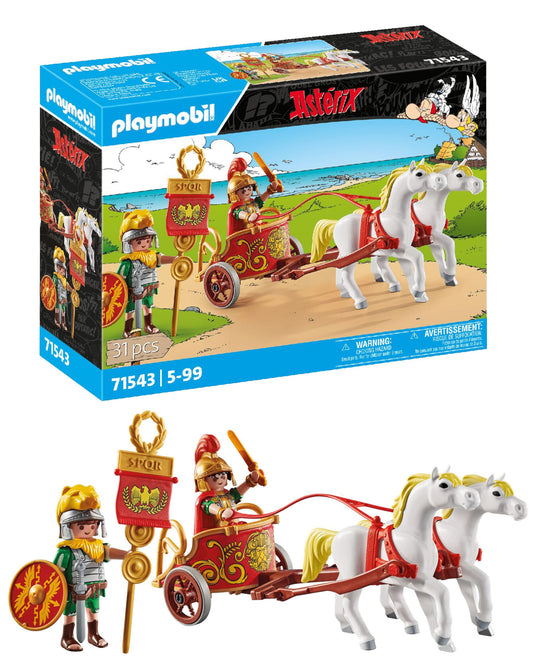 PLAYMOBIL Asterix 71542 Roman Camp, Exciting Conquest of the Camp by the Gauls, Includes Magic Potion for More Body Strength, Detailed Toy for Children from 5 Years