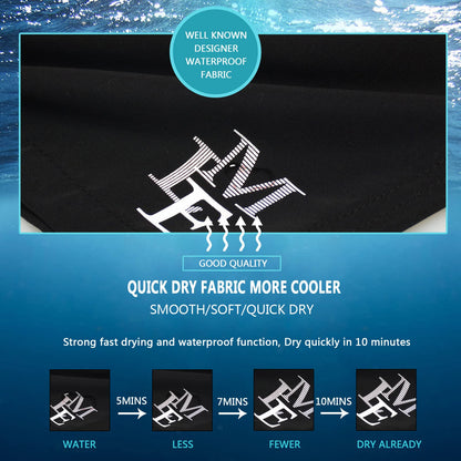 MEILONGER Badehose Jungen Badeshorts Schnelltrocknend Boardshorts mit Netzfutter Taschen und Verstellbarem Tunnelzug