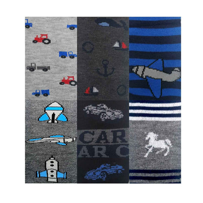 MRCC 12777 Pack of 6 Boys' Children's Knitted Tights Fine Knitted Cotton