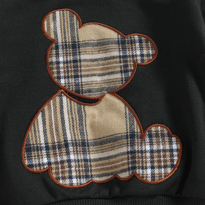 Baby Boys Girls Clothes Little Bear Sweatshirt + Trousers Two Piece Set Newborn Outfit 