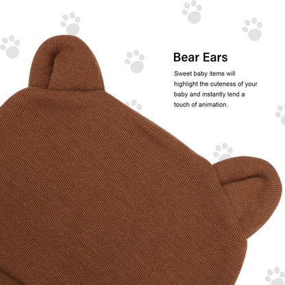 DRESHOW Newborn Baby Hat and Gloves Set Beanie Clothing Unisex Infant Hat Kindergarten Cap Baby Boys Girls 0-6 Months 