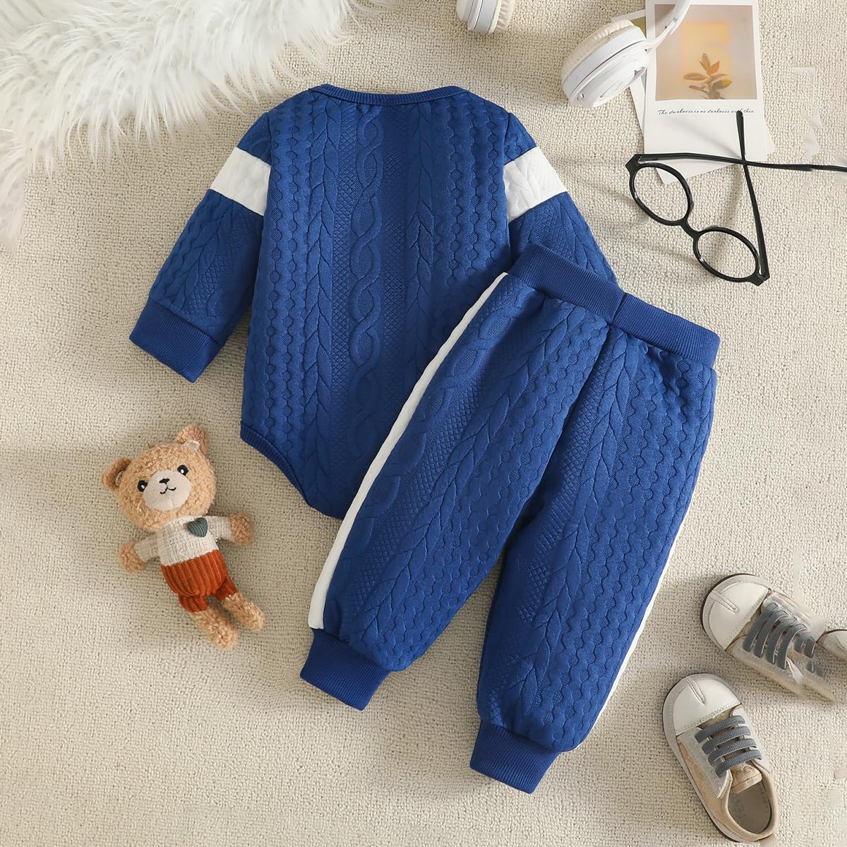 Herbst Outfit Für Baby Jungen Mit Bären Oberteil Und Hose