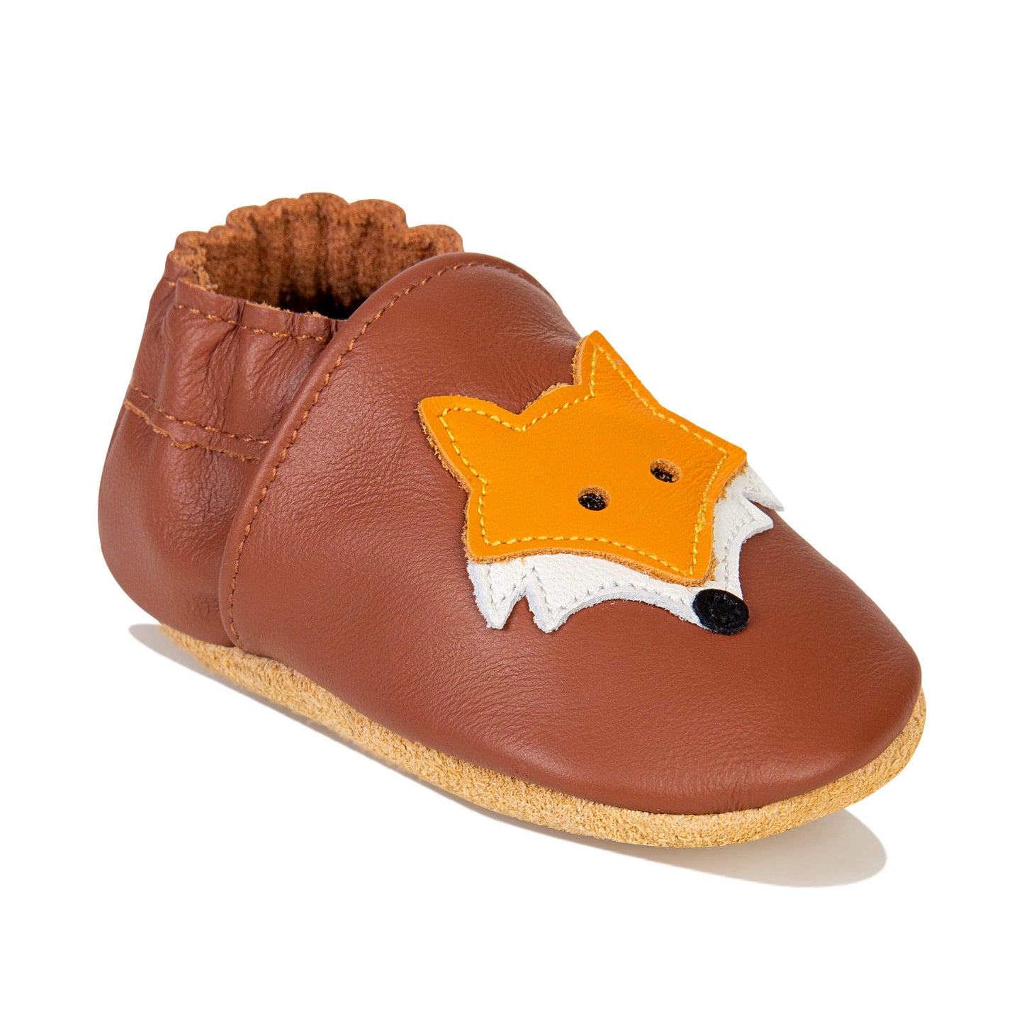 HMIYA Weiche Leder Krabbelschuhe Babyschuhe Lauflernschuhe mit Wildledersohlen für Jungen und Mädchen 0-6 Monate 6-12 Monate 12-18 Monate 18-24 Monate