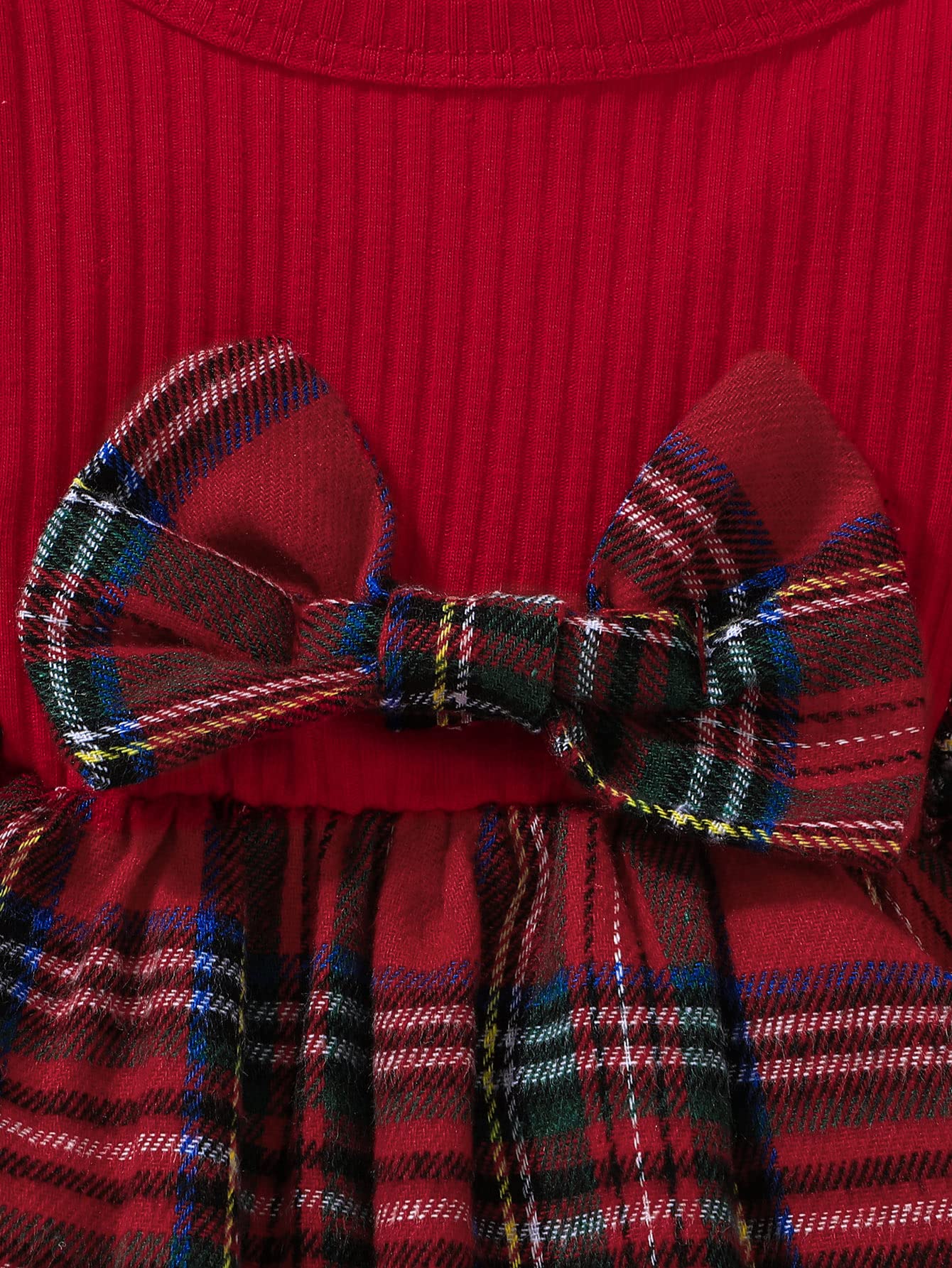 xuntao Newborn Baby Girl Christmas Clothes Long Sleeve Romper and Skirt Cute Winter Christmas Outfits Sets