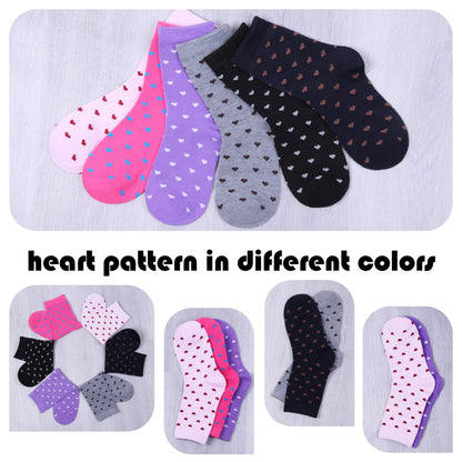 L&K-II 10/12 Paar Kinder Mädchen Socken aus Baumwolle Kleinkind niedliche Muster Kids Sneakersocken bunt 2808VA