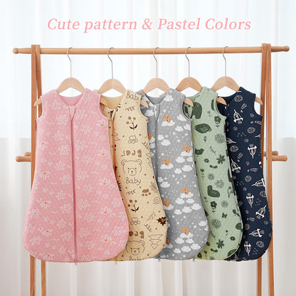 Looxii Baby Winter Sleeping Bag, Cotton, 2.5 Tog, Warm Winter Sleeping Bag, Soft Baby Sleeping Bag, Newborn in 6-12 Months, Perfect for Autumn, Winter