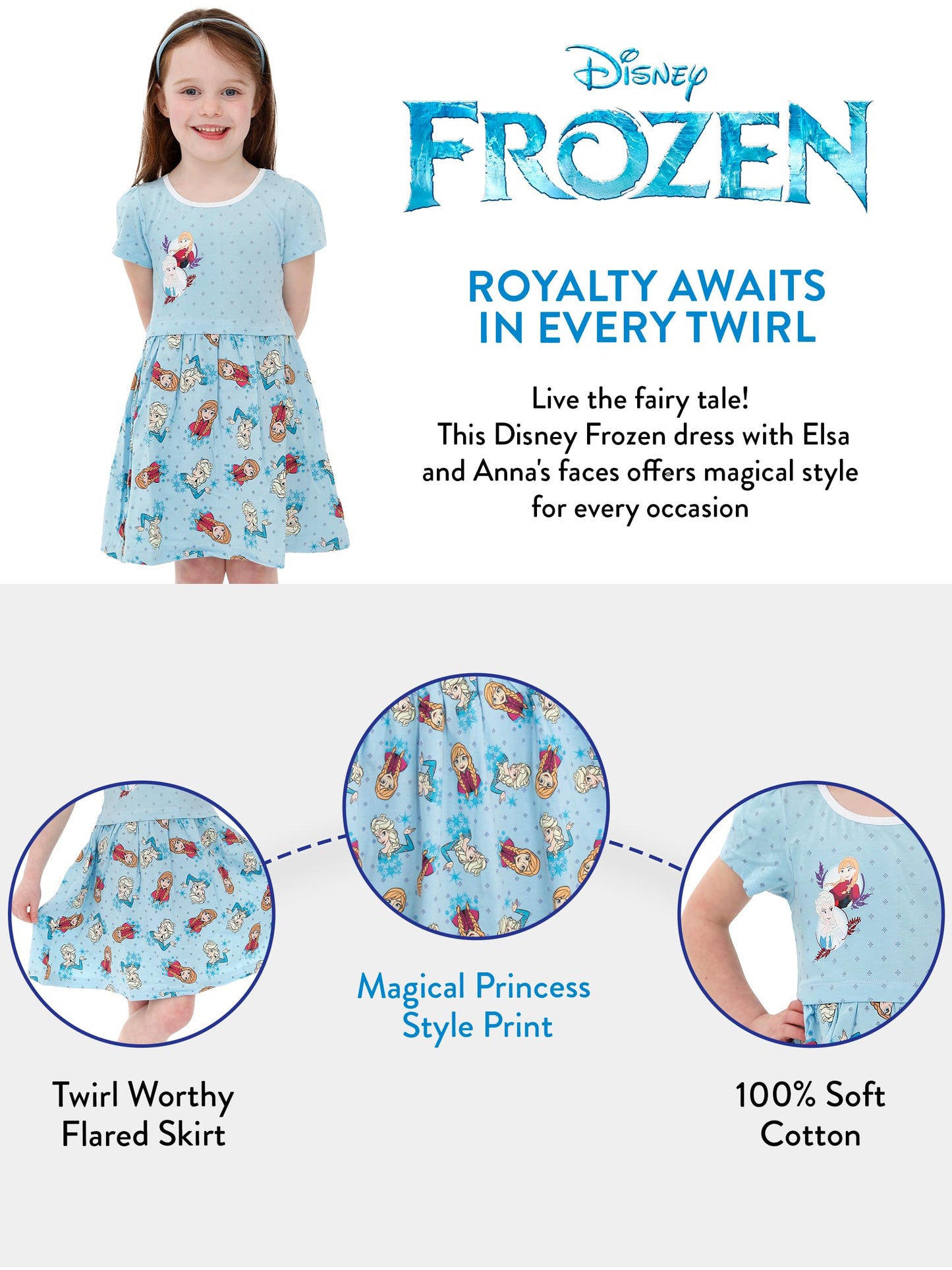 Disney Frozen Girls' Dress