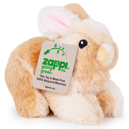 Zappi Co 100% recycelte Plüsch-Plüschtiere - Weiche und kuschelige Stofftiere, perfekte Begleiter für Kinder und Neugeborene (13-15cm) (Elefant)