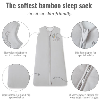 Chilsuessy Baby Sleeping Bag, 2.5 Tog, Winter Baby Sleeping Bag, Cotton, All-Year Sleeping Bag, Newborn Winter Sleeping Bag, 2.5 Tog/Lion Forest, 67 cm/0-6 Months