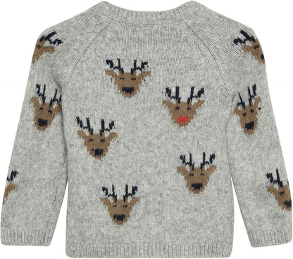 s.Oliver Mädchen Strickpullover mit Weihnachtsmotiv