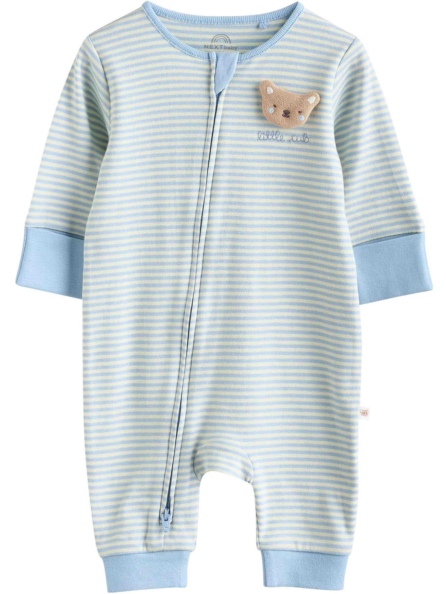 NEXT Baby Jungen Schlafanzüge mit Bärenmotiv, 3er-Pack