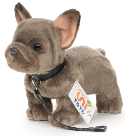 Uni-Toys - Französische Bulldogge (beige) - Ohne Leine - 26 cm (Länge) - Plüsch-Hund - Plüschtier, Kuscheltier