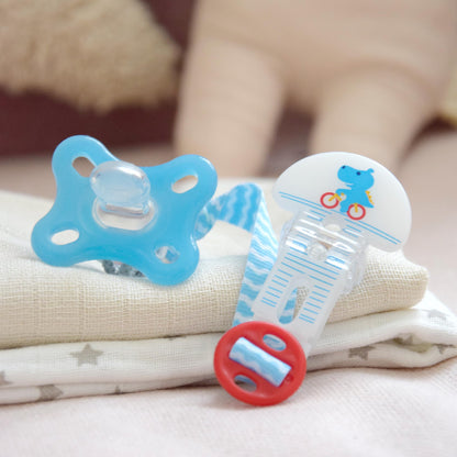 MAM Clip It! & Cover, Kette mit Schnullerbeutel, Neutral