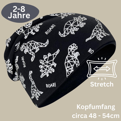 Heckbo 360° Reflector Children's Hat & Loop Scarf Set, Many Designs, 2–8 Years, 95% Cotton, Soft & Easy-Care Stretch Material, for Boys, Girls, Beanie for Spring, Summer, Autumn, Winter