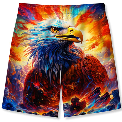 Fanient Badehose für Jungen lustige 3D Gedruckt Grafik Schnelltrocknend Beachwear Sport Laufen Badebekleidung Boardshorts