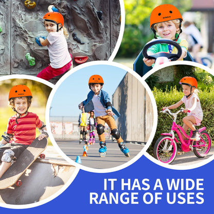 BURSUN Kinder Fahrradhelm Kinderhelm Skaterhelm für Alter 2-16 Jahre Jungen Mädchen, Kinderhelm für Fahrrad Roller Skateboard Scooter Roller Skating