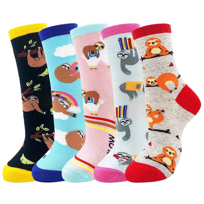 Belloxis Women's Socks 39-42 Horse Girls Gift Knee Socks Women's Rider Cotton Socks