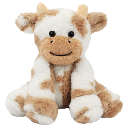 Hopearl Niedliches Plüschkuh-Spielzeug, Schlenker, Milchrinder, weiches Stofftier, niedliches Geburtstag, für Jungen, Mädchen, Kinder, Kleinkinder, 22,9 cm