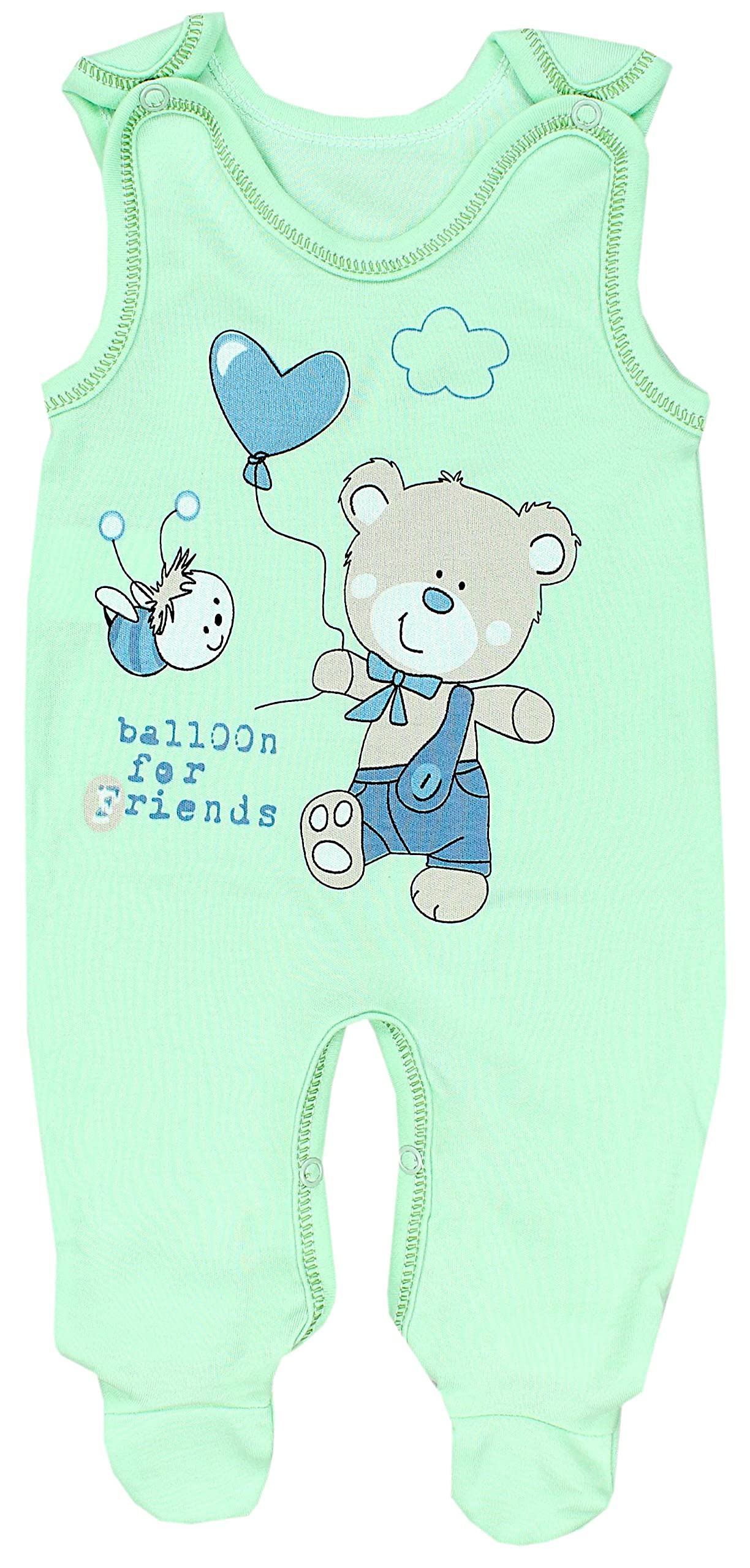 TupTam Unisex Baby Strampler mit Aufdruck 5er Set