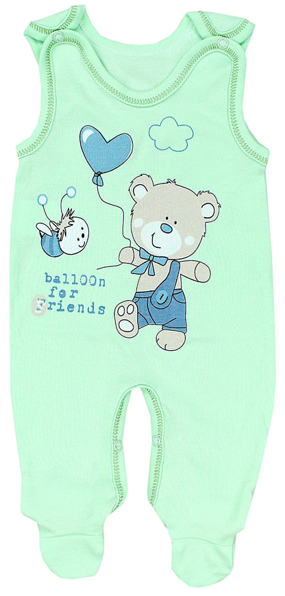 TupTam Unisex Baby Strampler mit Aufdruck 5er Set