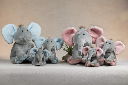 Plüsch Elefant BabySugar - Kuscheltier - Größe (XS) 13 cm | Extra weich - Waschbar bei 30 °C - DIN EN 71 geprüft - Ab Geburt geeignet - Hochwertige Verarbeitung