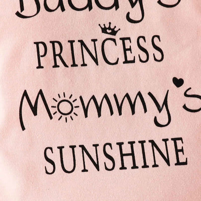 UUAISSO Neugeborenes Baby Mädchen Kleidung Papas Mädchen Langarm Tops Blumenhosen Sets Stirnband Säuglingsmädchen Herbst Outfits