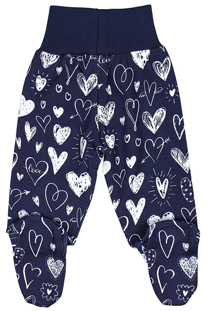 TupTam Baby Girl’s Romper suit with feet, pack of 3