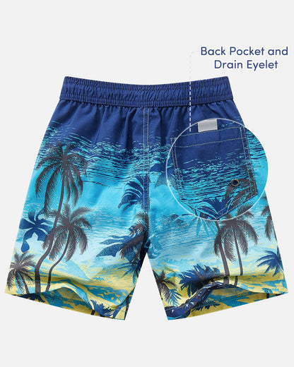 Adorel Boys' Swimming Trunks with Inner Briefs