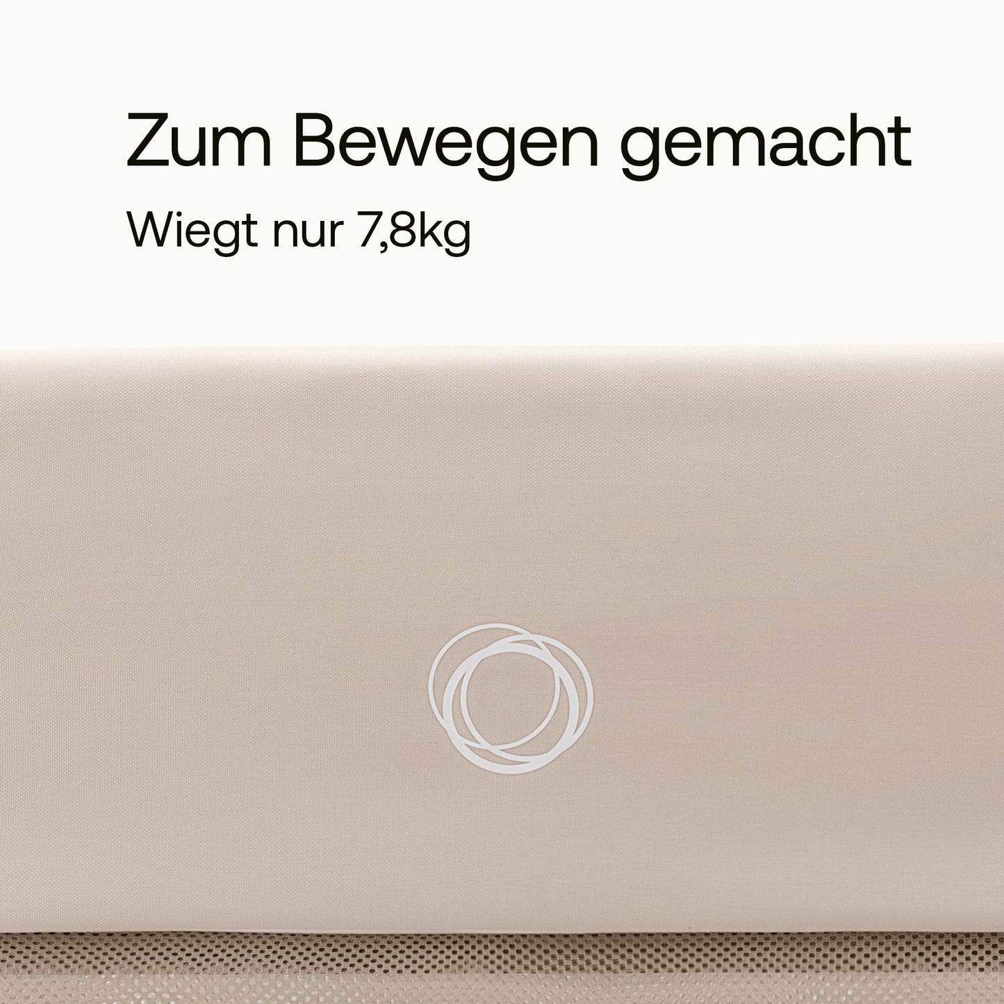 Bugaboo Stardust, 2-in-1, leichtes, kompaktes und faltbares Reisebett | kompakter Spielstall, mit Matratze, in 1 Sekunde aufgeklappt, für Babys und Kleinkinder, inklusive Tragetasche, Desert Taupe