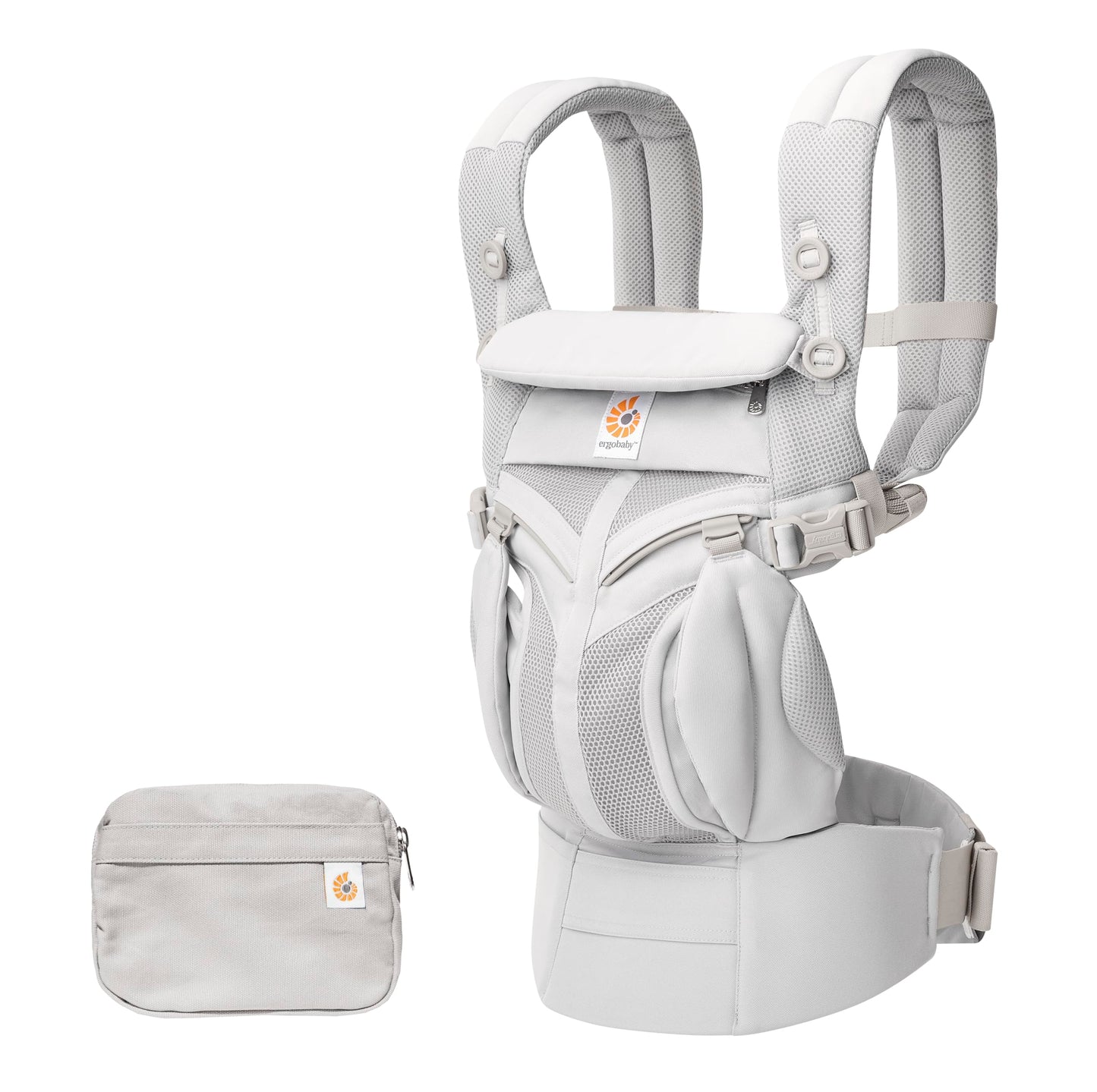 Ergobaby Babytrage, Omni 360 Cool Air Mesh mit 4 Positionen für Neugeborene bis Kleinkinder (0-4 Jahre), ergonomische Kindertrage und Rucksack, Mitternachtsblau
