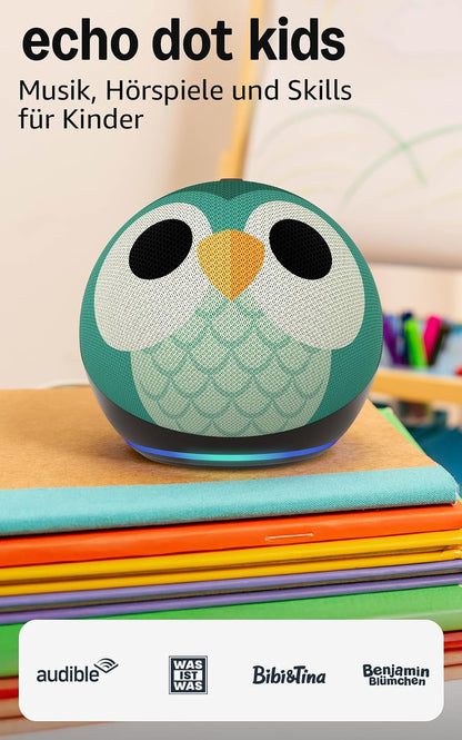 Echo Dot Kids WLAN Bluetooth Lautsprecher Mit Alexa Und Ein Jahr Amazon Kids+