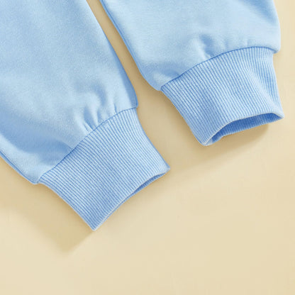 Geagodelia Baby Jungen Mädchen Ostern Outfit Kleidung Osterhase Babykleidung Set Sweatshirt Langarmshirt + Hose Neugeborene Kleinkinder Weiche Babyset My First Easter