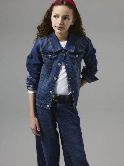 NAME IT Girl's Long-Sleeved Denim Jacket 