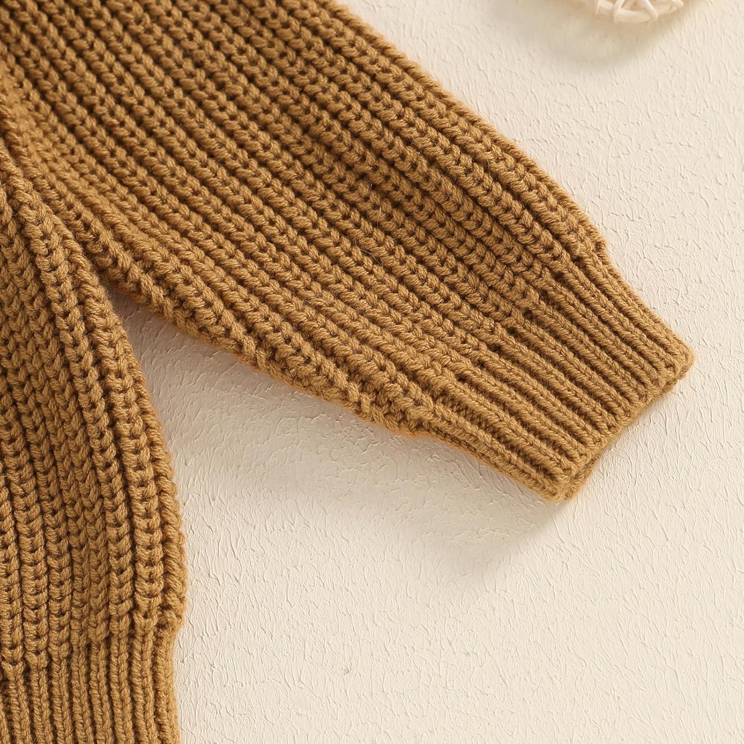 L&ieserram Baby Mädchen Jungen 1. Geburtstag Gestrickt Pullover Jumper Langarm Strickpullover Pulli Kleinkinder Kleidung Outfit Knitted Sweater 1 Jahr