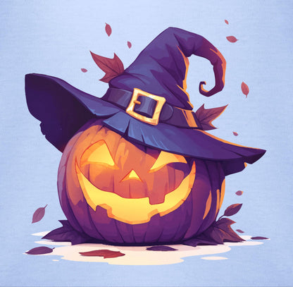 Shirtracer - Baby Long Sleeve Shirt - Babies - Scary Pumpkin | Scary Witch Pumpkin | Scary Pumpkin | Spooky Pumpkin | Pumpkin Face Halloween