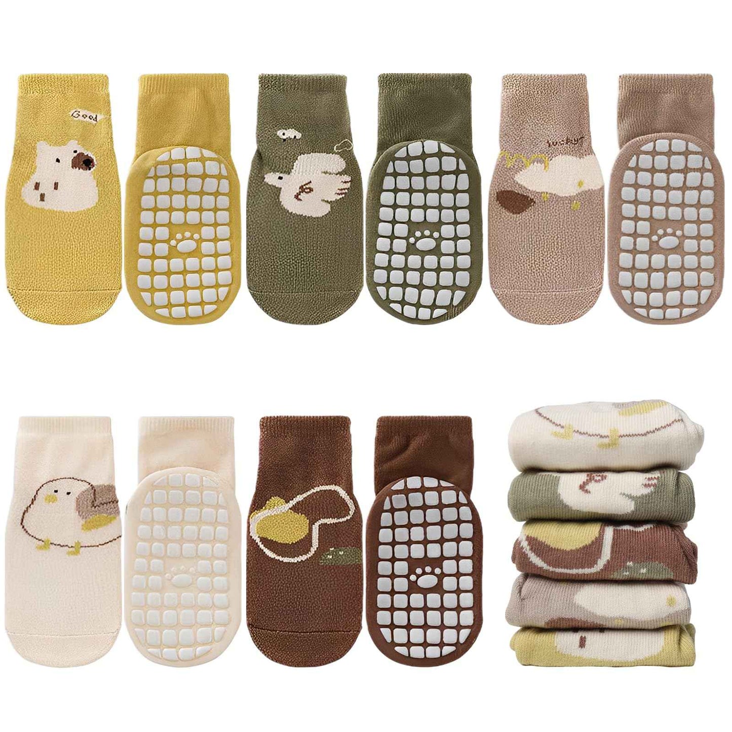 outfit spring Non-Slip Socks Baby, Non-Slip ABS Socks Children, Newborn Cotton Stopper Socks Non-Slip Socks Crawling Socks for Birth Girls Boys Gift 0-5 Years