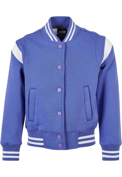 Urban Classics Girls' Inset College Sweat Jacket