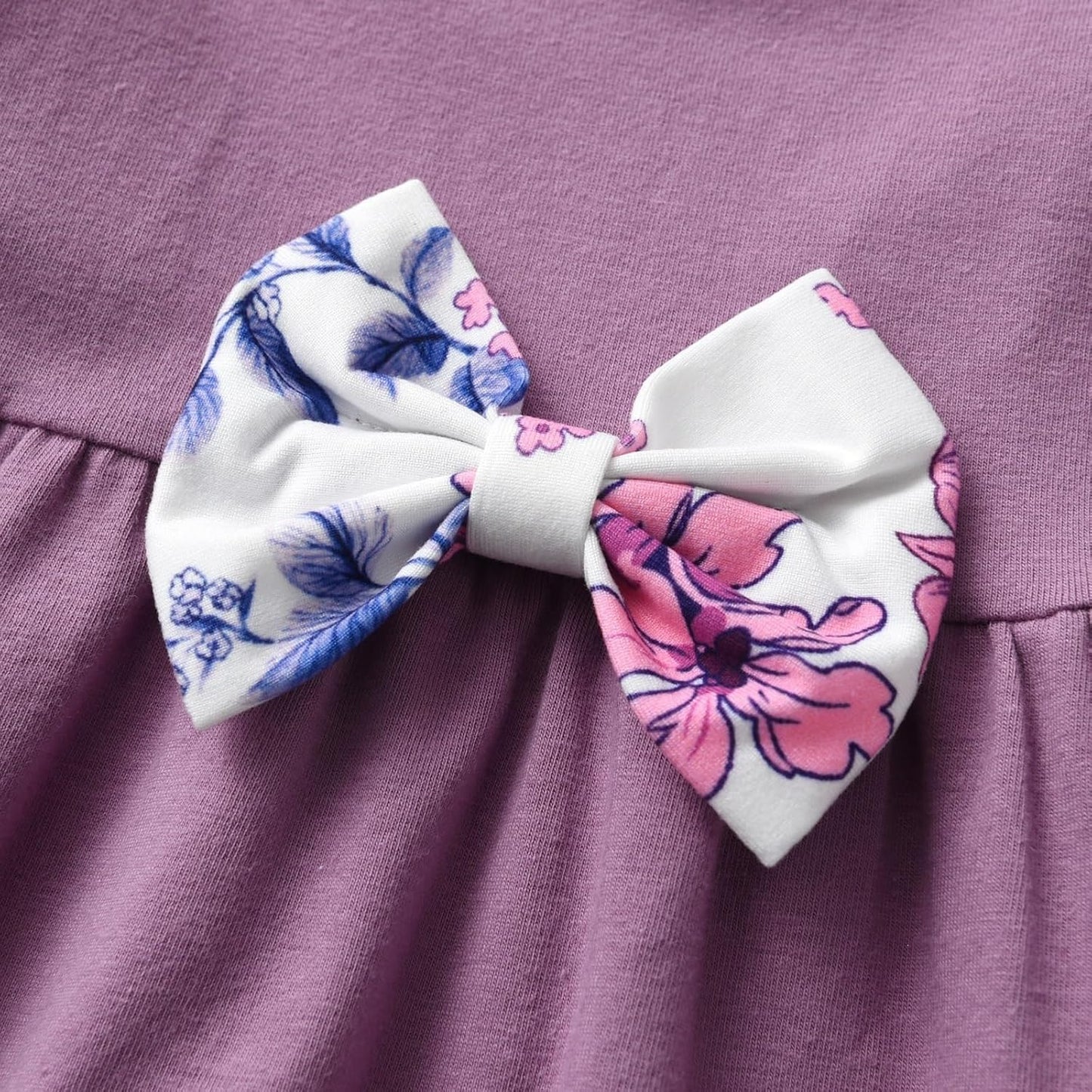 Baby Mädchen Kleidung Langarm Rüschen Tops und Blumen gedruckt Hosen Kleinkind Baby Mädchen Outfits Sets