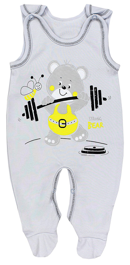 TupTam Unisex Baby Strampler mit Aufdruck 5er Set