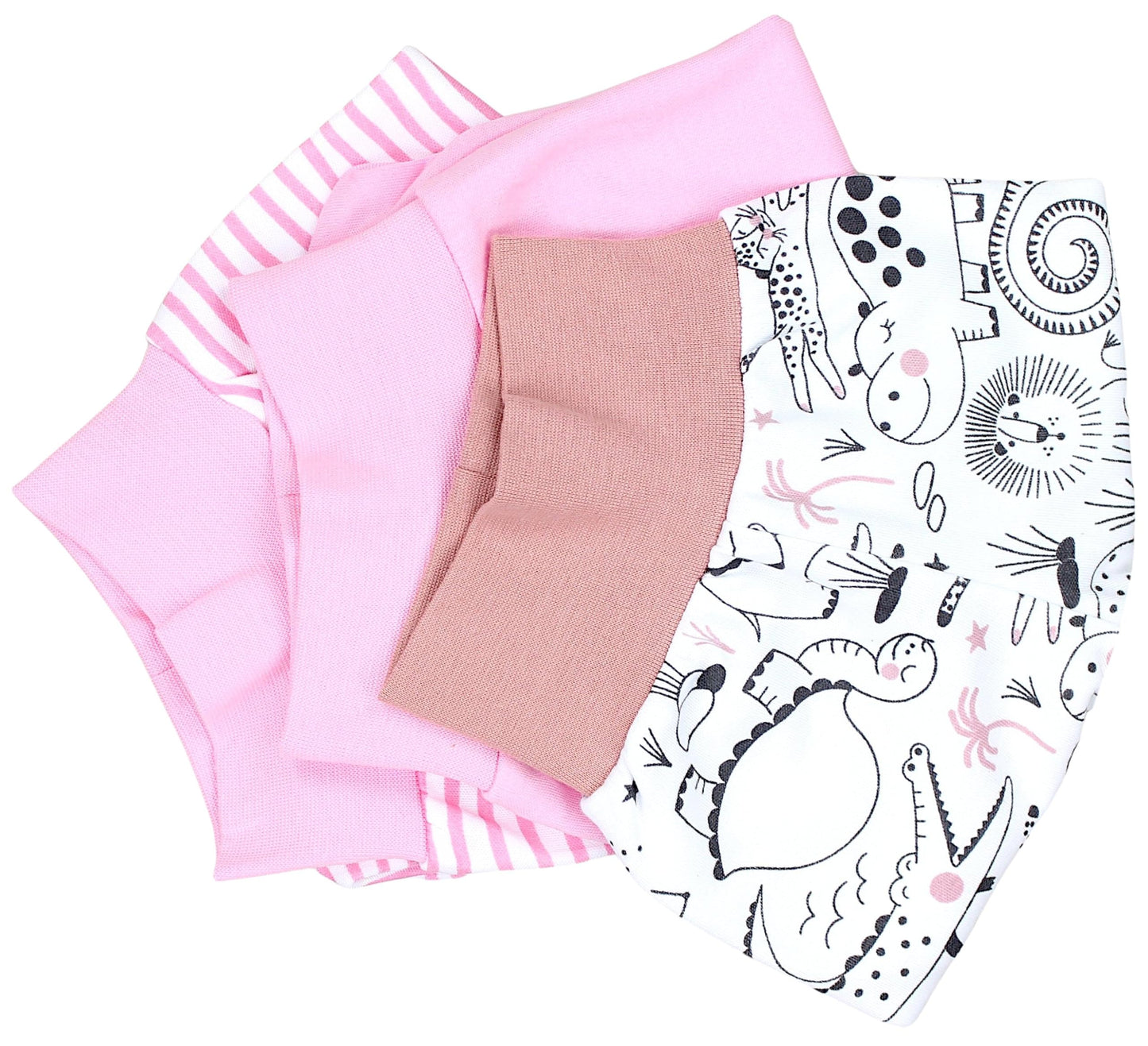 TupTam Baby Girl’s Romper suit with feet, pack of 3