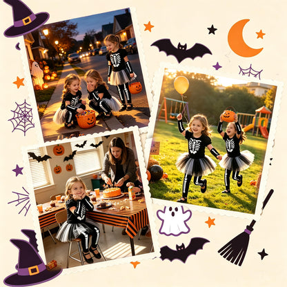 Halloween Kostüm Baby Fledermaus Skelett Strampler