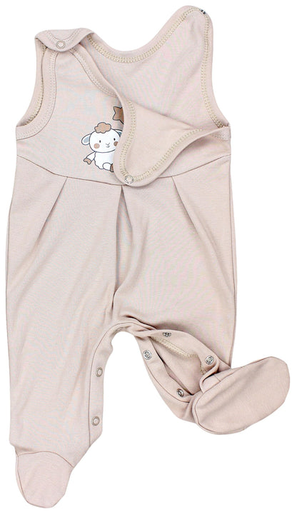 TupTam Baby Mädchen Strampler mit Fuß 3er Pack