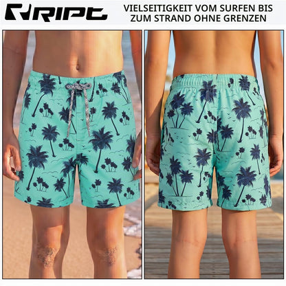 Schnelltrocknende Badeshorts für Jungen – UV50 Sonnenschutz für Aktiven Sommer Spaß