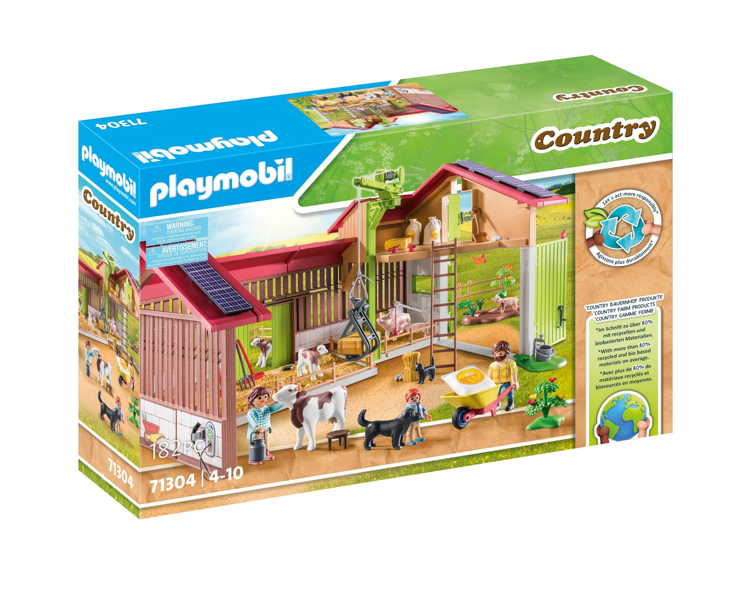 PLAYMOBIL Country 71441 Gemütliches Bauwagencafé, spielerisches Lernen mit liebevoll gestaltetem Bauwagen, detailreicher Austattung und einem Gänseteich, nachhaltiges Spielzeug für Kinder ab 4 Jahren