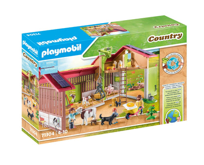 PLAYMOBIL Country 71441 Gemütliches Bauwagencafé, spielerisches Lernen mit liebevoll gestaltetem Bauwagen, detailreicher Austattung und einem Gänseteich, nachhaltiges Spielzeug für Kinder ab 4 Jahren