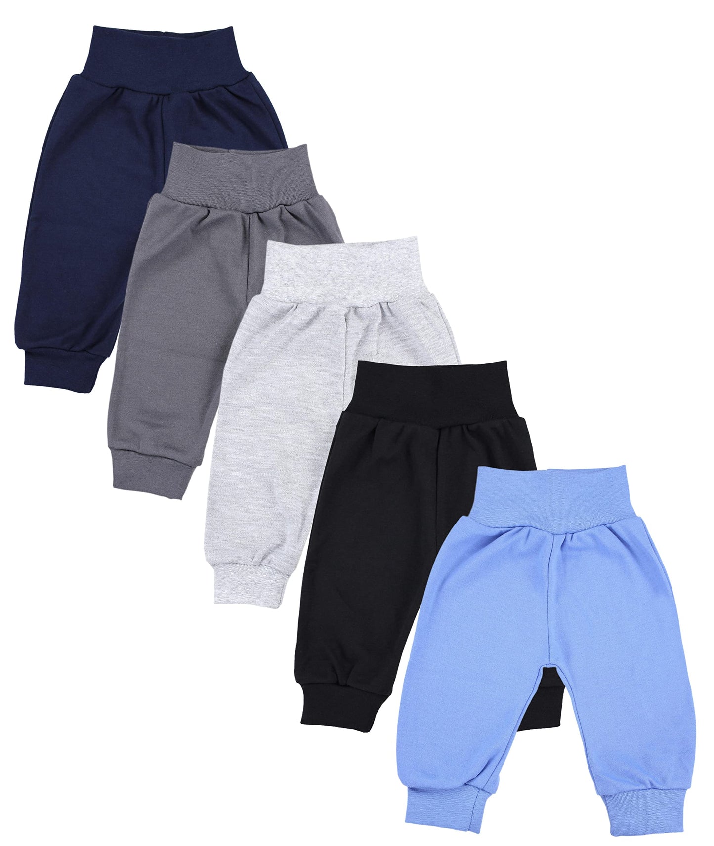 TupTam Pumphose Baby 5er Pack Unisex - Bequeme Baby Hose für Jungen und Mädchen aus Oeko-Tex Baumwolle