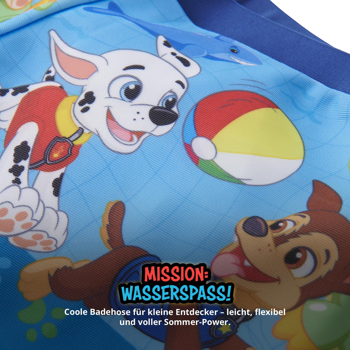 United Labels Paw Patrol Badehose für Jungen, Blau, Badeshorts Kinder, Schwimmhose