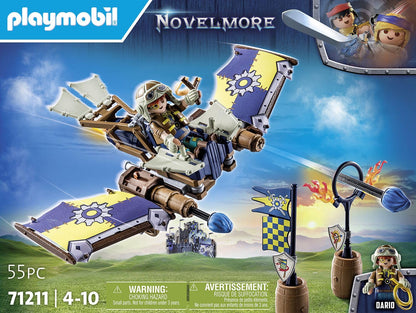 PLAYMOBIL Novelmore 71642 Arwynns Castle, Knight's Castle, Includes Three Knights and Numerous Accessories for Realistic Battles, Action-packed Toy for Children from 4 Years
