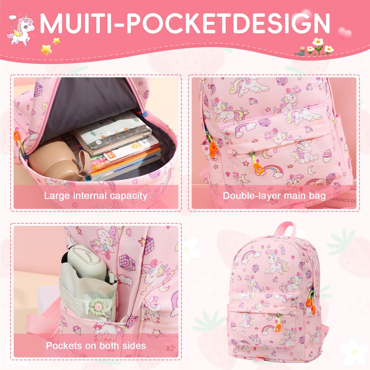 Kinderrucksack Jungen, Mini-Dinosaurier-Rucksack, Kindergarten Schulrucksäcke, Kleinkind Schultasche für Kinder, Jungen, Mädchen, Kleinkind