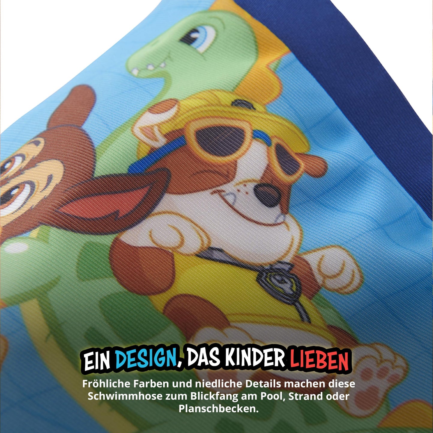 United Labels Paw Patrol Badehose für Jungen, Blau, Badeshorts Kinder, Schwimmhose